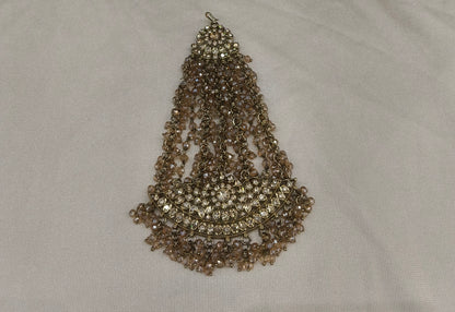 Antique Crystal Headpassa Jhumar Tracey Jewellery