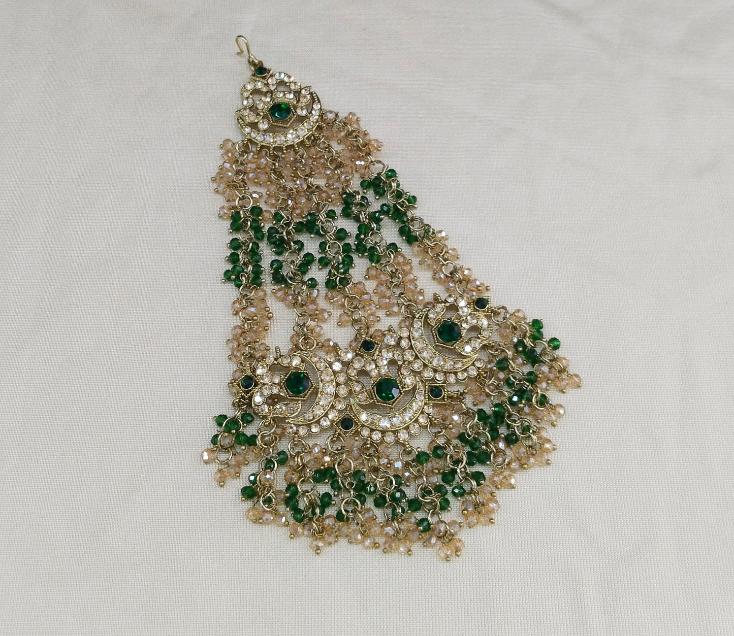 Antique Green Headpassa Jhumar Tracey Jewellery