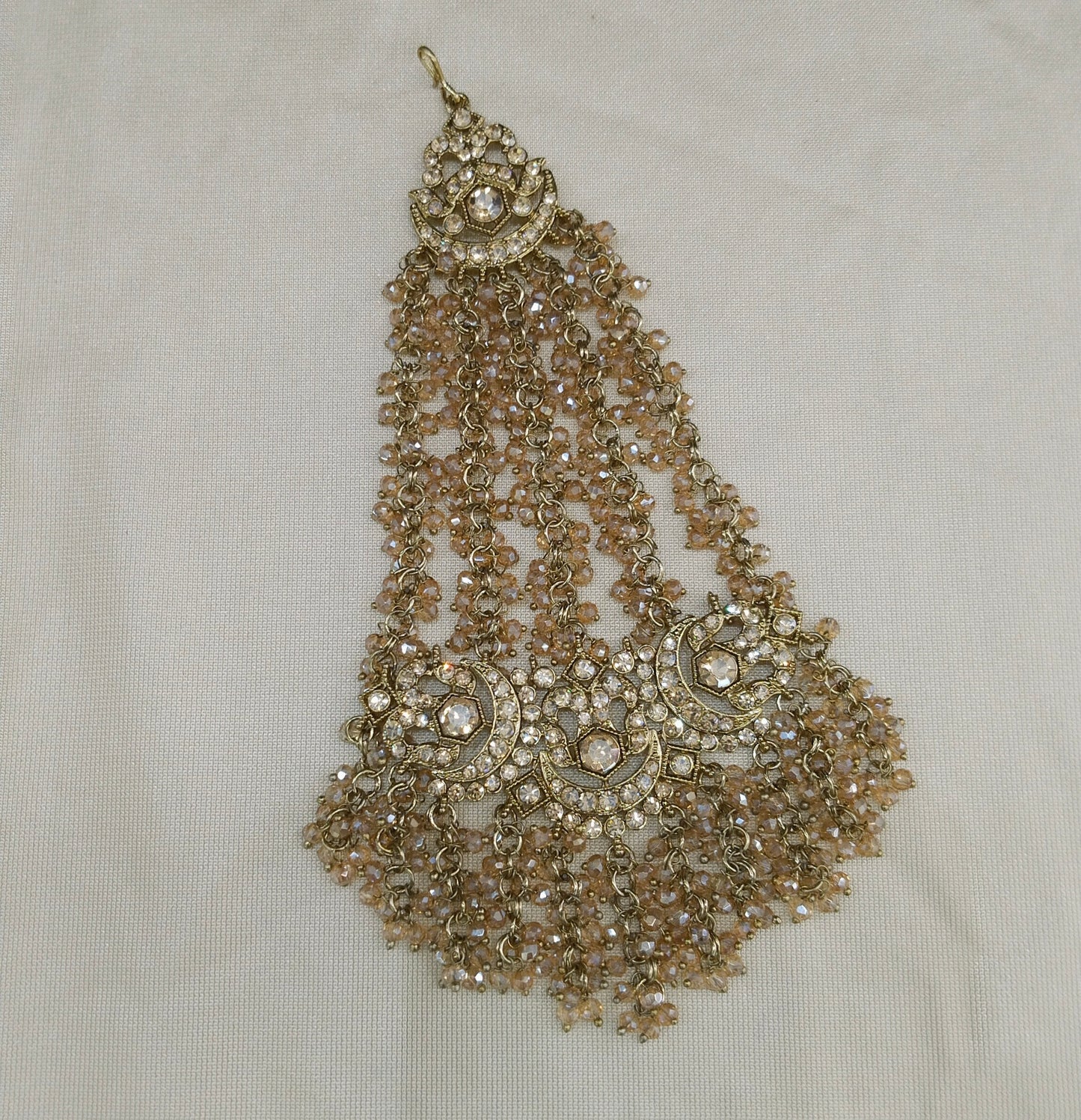 Antique Crystal Headpassa Jhumar Tracey Jewellery