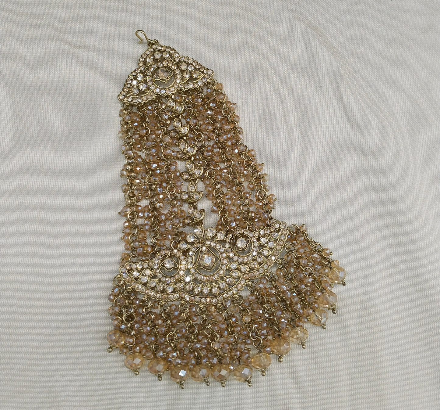 Antique Crystal Headpassa Jhumar Tracey Jewellery