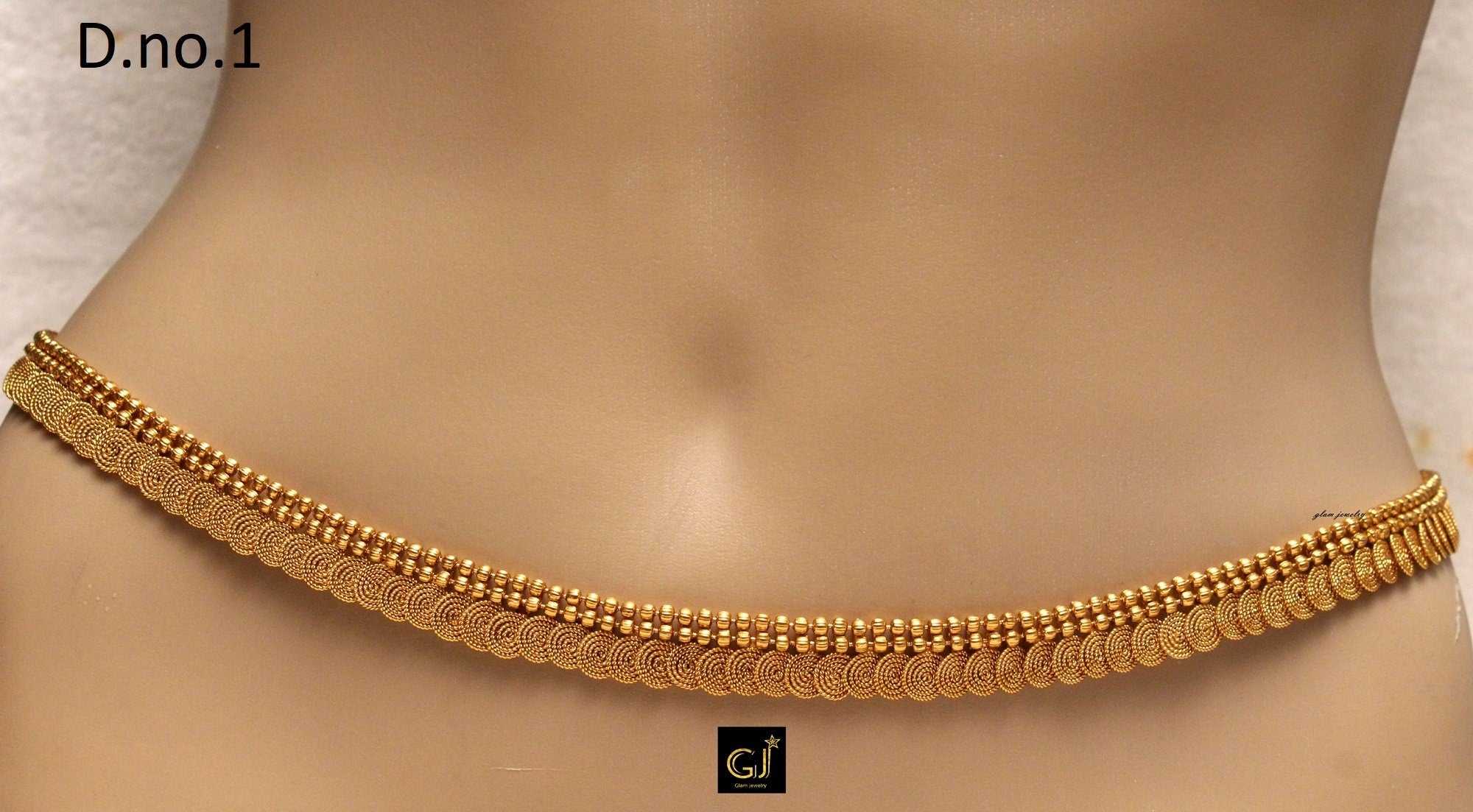 Waist Chain Gold Polki Belly Waist Sari Saree Chain Indian Jewelry Jew –  Glam Jewelrys