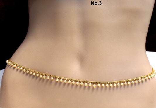 Kamarband Belly Chain/ Waist Chain/ Kamarbandh Belt/ Sari Chain/South Indian Saree Kamarpatta Chain Temple Jewellery/Boho Ethnic Jewellery