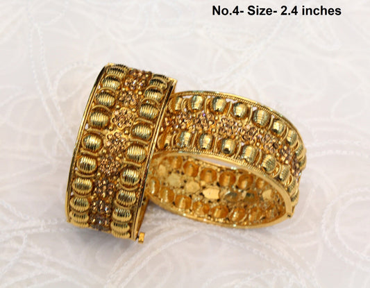 Indian Bangles Jewellery kda Jewellery/Traditional Bollywood Jewellery/Gold bangles kda/Wedding bracelets