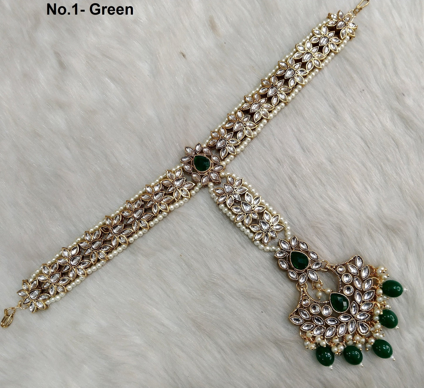 Indian Headpiece Matha Patti sheesh phool Head Chain/Bollywood Head Piece Tikka Hair chain/ Indian Head Jewellery/Pakistani Head Jewelry