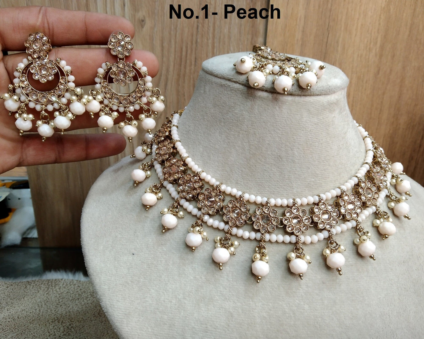 Indian  Jewellery Antique gold  Necklace Tikka Set/Gold melbourne Bollywood Necklace Set/Indian necklace ethnic necklace set